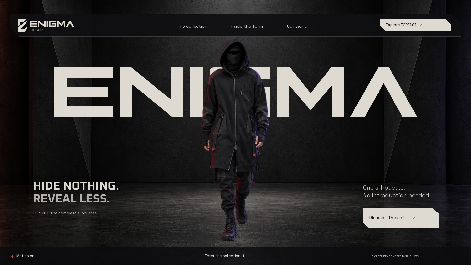 ENIGMA website concept